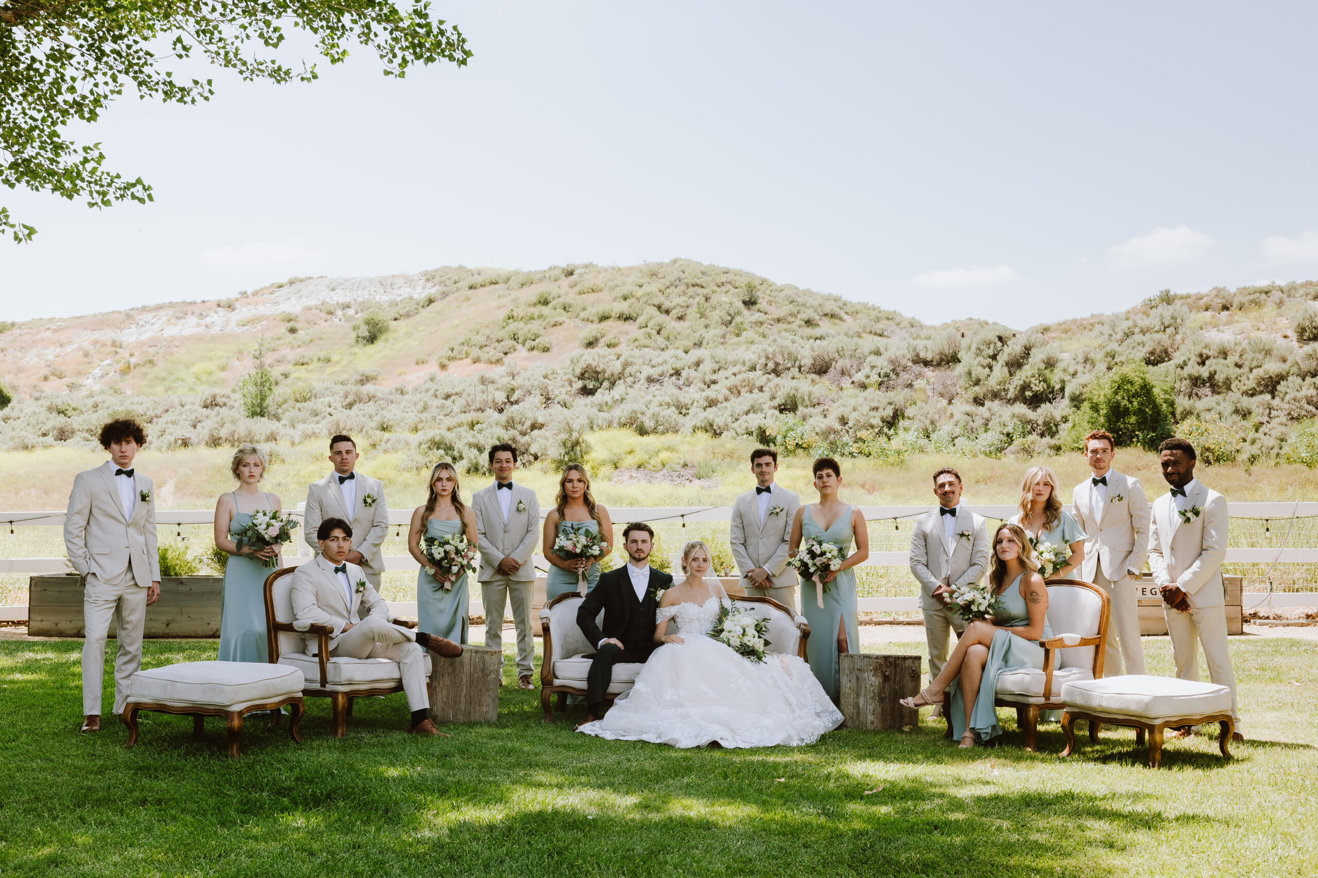 a first look allowed Keller and Jack to do all bridal party and family photos before their ceremony. 