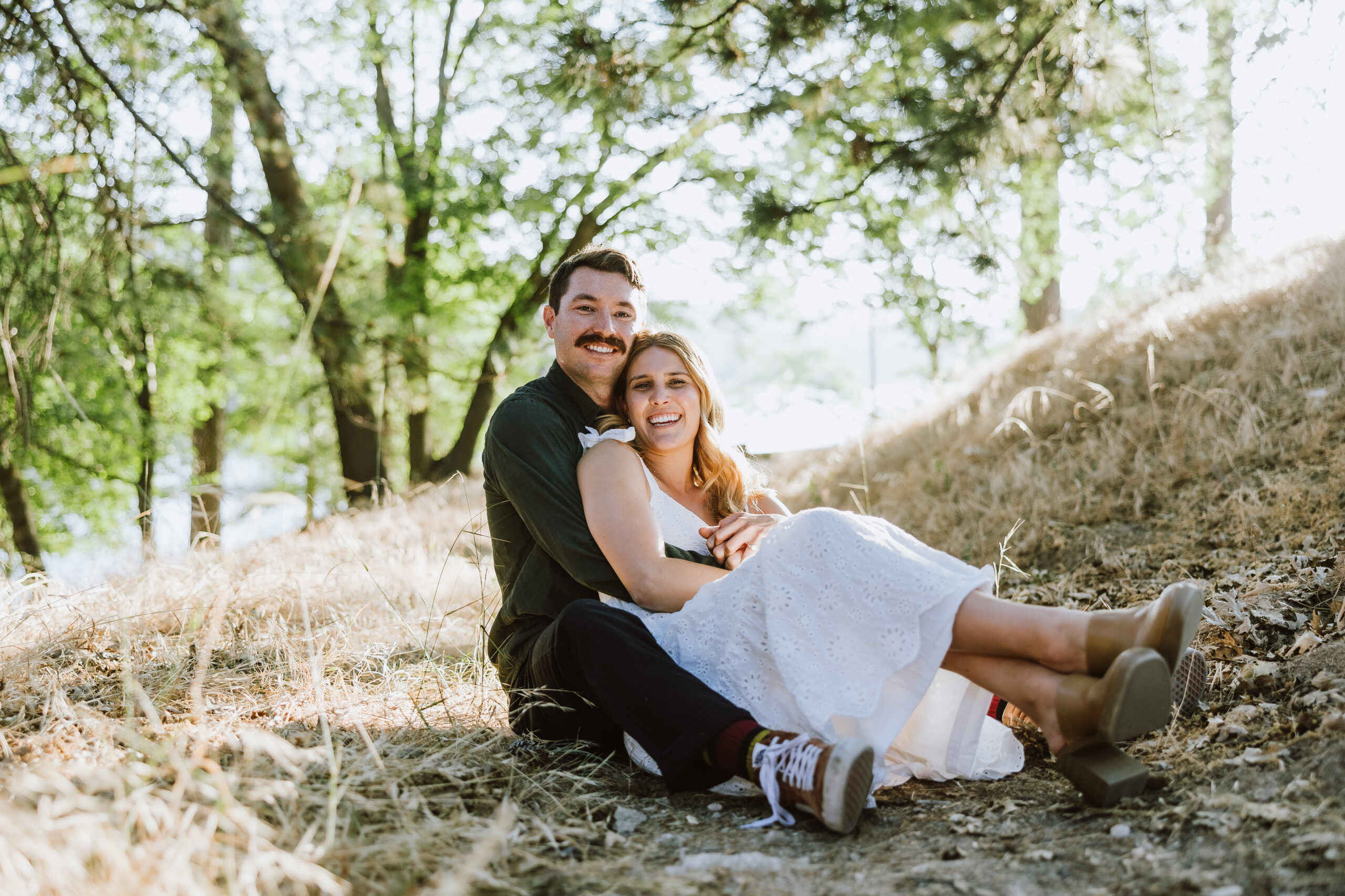 crestline lake gregory engagement photos