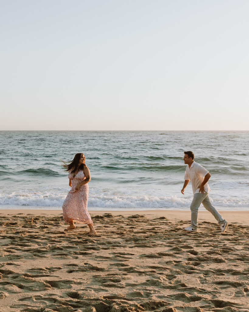 malibu cinematic engagement photos