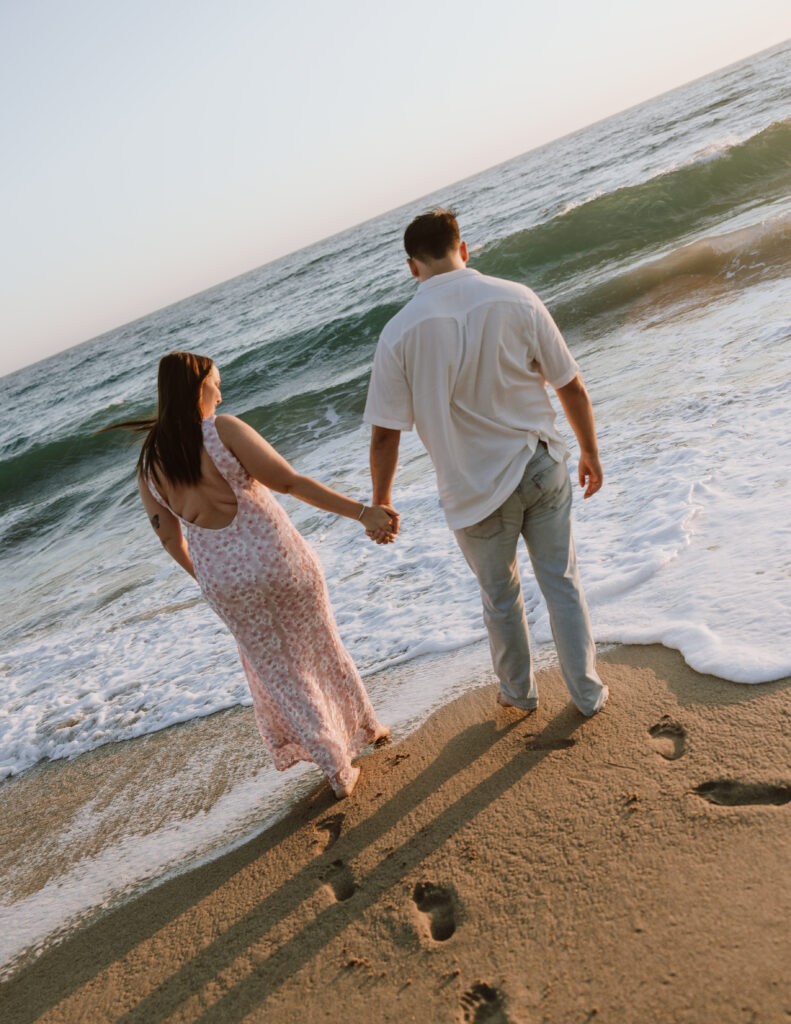 malibu cinematic engagement photos