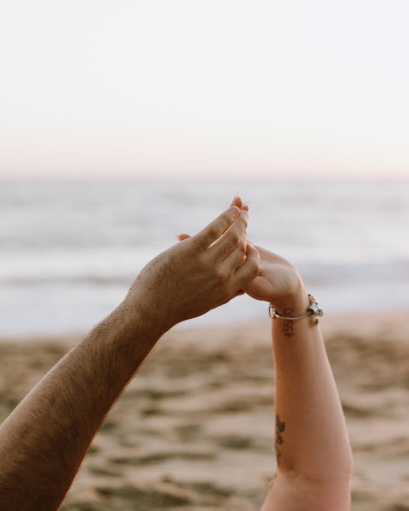 malibu cinematic engagement photos