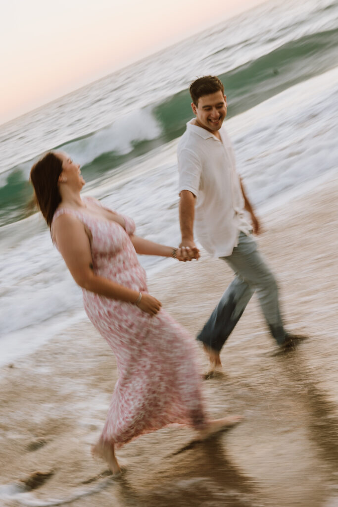 malibu cinematic engagement photos