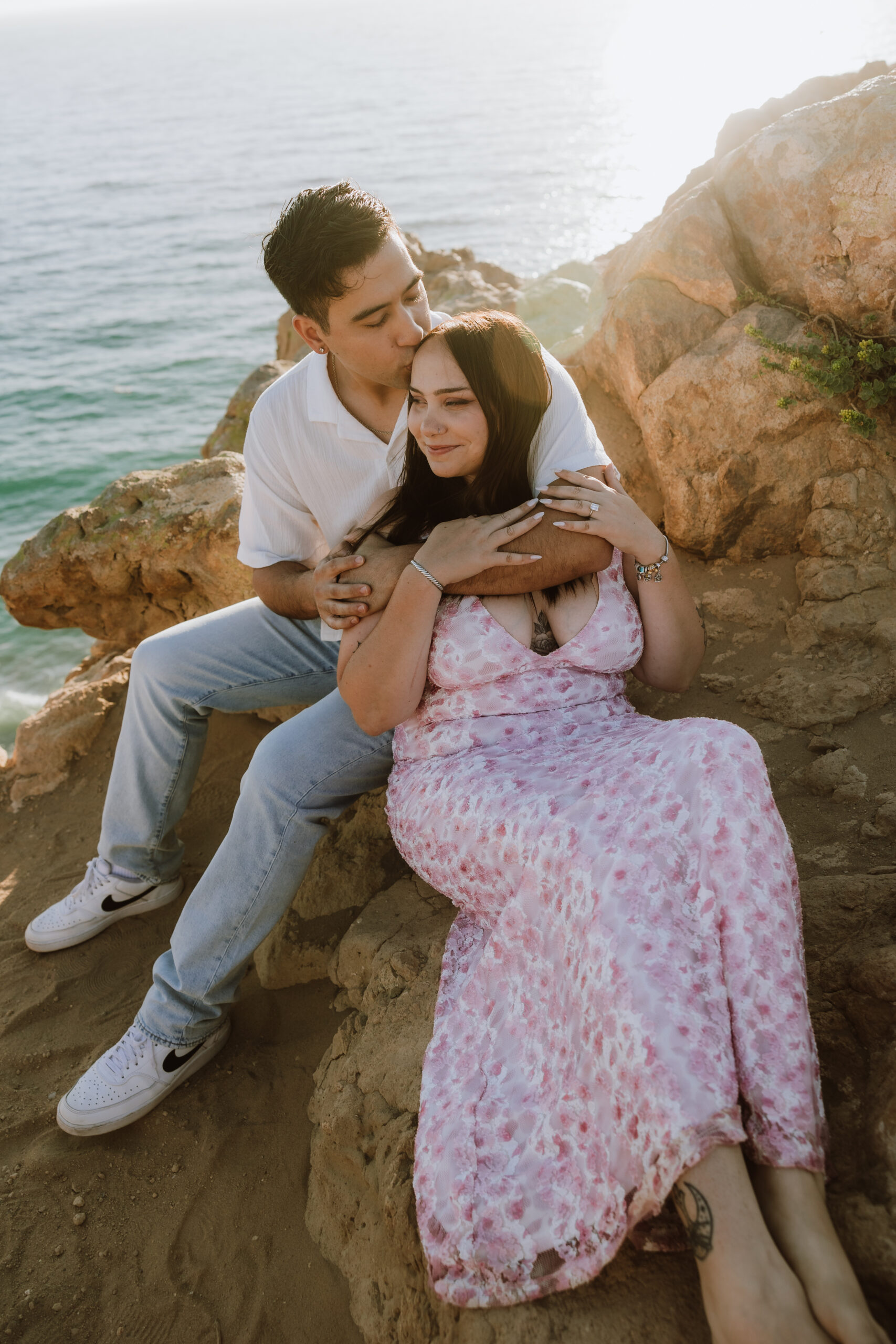 malibu engagement photos