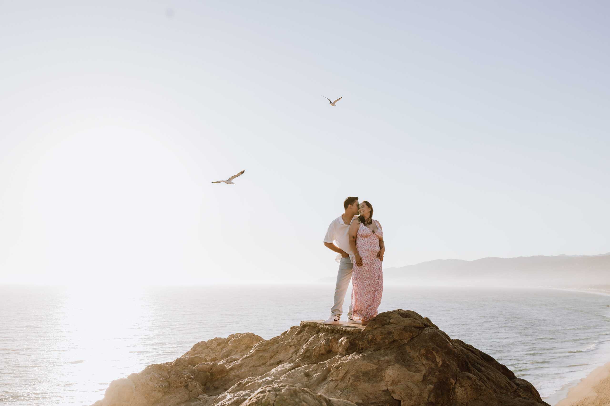 malibu cinematic engagement photos