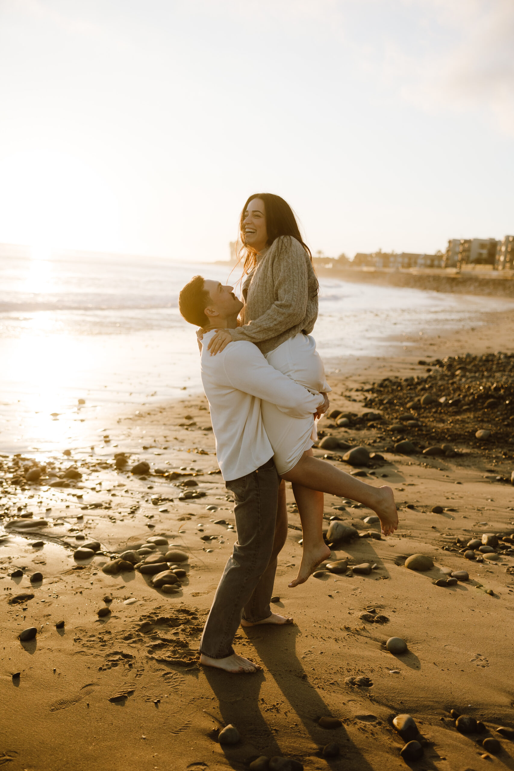 ventura beach engagement photos