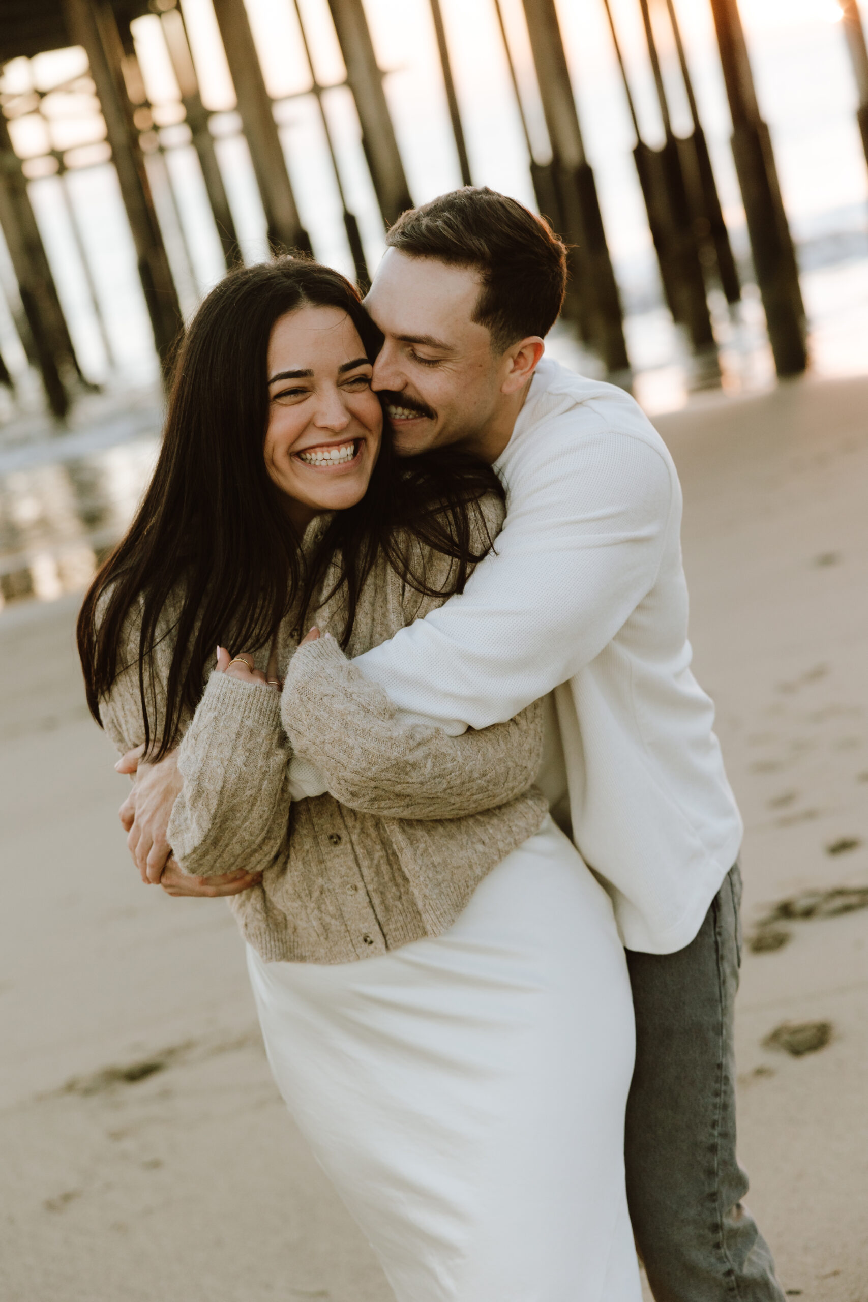 ventura beach engagement photos