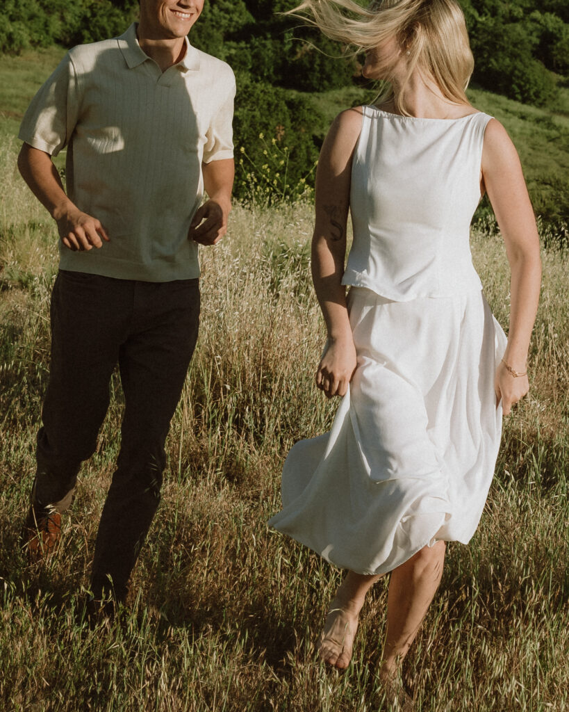 candid engagement photos